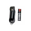 Police Magnum OC-17 Keychain Pepper Spray - 1/2oz Black Leather Case