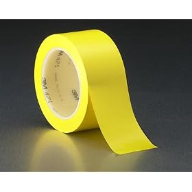 3M 471 2-Inch-by-36-Yard Vinyl Tape, Yellow #70016010392 by 3M