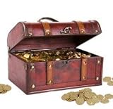 Pirate Treasure Chest with 288 Coins