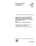 ISO 10304-1:1992, Water quality - Determination of dissolved fluoride, chloride, nitrite, orthophosphate, bromide, nitrate and sulfate ions, using liquid ... 1: Method for water with low contamination