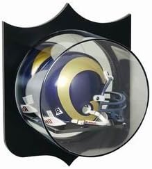 Mirrored Mini Helmet w/Plaque Outline Wall Mount by NCase It