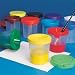 No-Spill Paint Cups, 10 Assorted Colors. Sold As A Set Of 10 (Brushes Sold Separately)