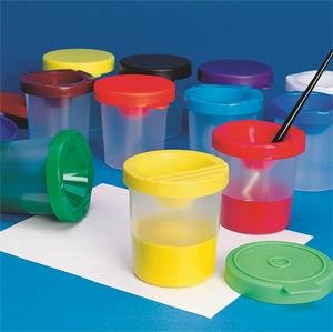 Childrens Toyshop  Toys : No-Spill Paint Cups (Pk/10)