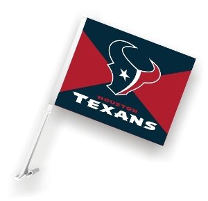 Houston Texans Two Sided Car Flag