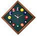 Pool Table Room Billiard Clock Mahogany & Spruce Mali Felt Pool Table Room Billiard Clock Mahogany & Spruce Mali Felt