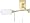 www.messingrohre.com - Trio Halogen Gelenkarm Wandleuchte mit Schnurschalter Messing matt Glas opal Ausleuchtung 48 cm