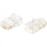 Cables To Go - 11380 - RJ45 CAT5 Modular Plug for Round Stranded Cable (50-pack)