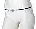 Lily of France Women's One Sexy Belt Buckle Thong Panty, White/Black, Size 6