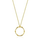 Alex Woo Zhuli 14k Yellow Gold Pendant 18