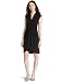 maxandcleo Women's Drape Front 50'S Dress,Black,4
