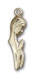14kt Gold Madonna Medal