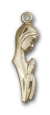 14kt Gold Madonna Medal