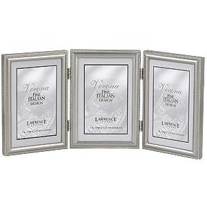 Silver plated triple wcaviar bead trim