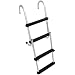 Windline FDL-4B Marine Removable Folding Pontoon Boat Ladder with 4 Plastic Steps