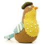 Hand-Knit Trumpet Baby Bird Rattle