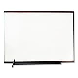 Quartet Prestige Total Erase Dry-Erase Board, 4 x 3 Feet, Mahogany Finish Frame (TE544M)