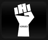 Howard Stern Fist - White Sticker Decal