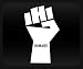 Howard Stern Fist - White Sticker Decal
