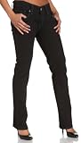  : Levi's 504 Junior's Slouch Straight Jean, Worn Blackened, 0 Long