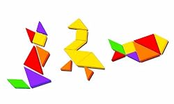 Foam Magnetic Tangrams