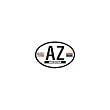 Arizona Oval Decal