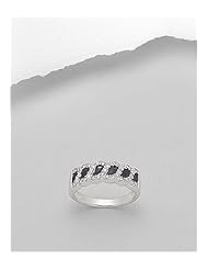 Colored Enamel Ring In 92.5 Sterling Silver