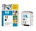 HP NO13 BLACK INK. NO.13 BLACK INK CARTRIDGE 28ML