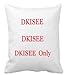 DKISEE Wavy Vertical Stripes Red Black White and Grey Throw Pillow Cover Cushion Case 18
