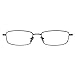 EyeBuyExpress Rectangle Black Reading Glasses