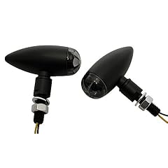 LED MICRO-BULLET Blinker, schwarz, Glas getoent,EG