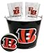 Cincinnati Bengals Pint and Beer Bucket Set | NFL Beer Bucket and Pint Glasses