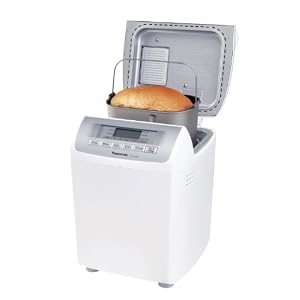 Panasonic SD-RD250 Automatic Bread Maker with Fruit/Nut Dispenser, White finish