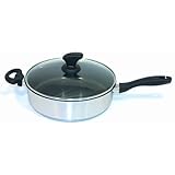 Beka Cookware Vita 11' Silver Nonstick Covered Sauté Pan with Helper Handle