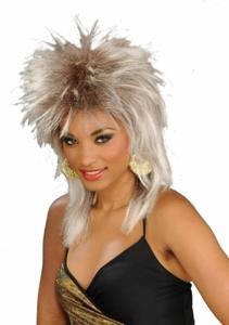 80s Rockin Queen Wig Adult Halloween Costume Accessory