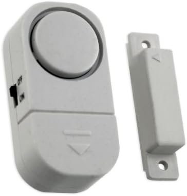 Wireless Door & Window Intrusion Alarm - 10 Second Installation - No Drilling No Tools!