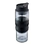 Bodum 16-Ounce Insulated Travel Coffee Press with Rubber Grip, Clear