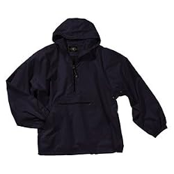 Men's Pack-N-Go Pullover Rain Jacket, Black