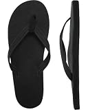 RAINBOW Narrow Strap Black Sandal