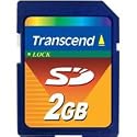 Transcend 2 GB SD Flash Memory Card TS2GSDC