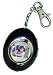 1.1 Inch Black Oval Shaped Digital Photo Frame Key Chain