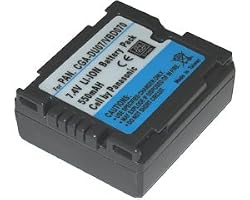 PANASONIC VW-VBD070 / CGA-DU07 battery 550mAh by Pexell