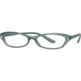 Scojo March Birthstone Crystal Reader Glasses - Aquamarine (+1.00)