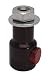 Advanced Engineering Quick Release ATV Flag Pole Holder Black Body/Red Button
