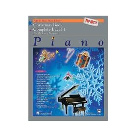 Alfred's Basic Piano Course: Top Hits! Christmas Book Complete 1 (1A 1B) by 