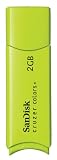 SanDisk USB�t���b�V���h���C�u cruzer colors+ 2GB Green ReadyBoost�Ή� SDCZ23-002G-J65G
