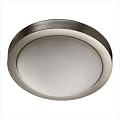 Contemporary Flush Mount in Satin Nickel Size: 3.75