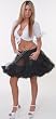 New Sexy Layered Tulle Crinoline Petticoat Black One Size Fits Most
