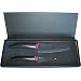 Kitchen & Housewares : Kyocera Revolution Series 2-Piece Paring and Santoku Knife Set, Black