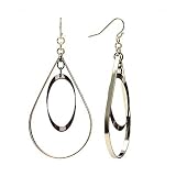 Daisy Fuentes Two Tone Teardrop Earrings for Women