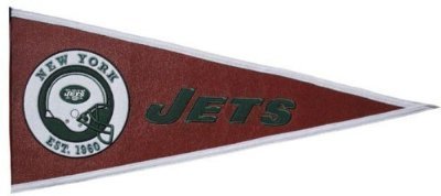 New York Jets - NFL Pigskin Traditions Pennant NFL (Pennant Wallhanging)